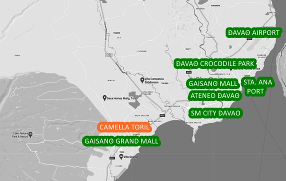 Toril Property Vicinity Map Toril Property Vicinity Map